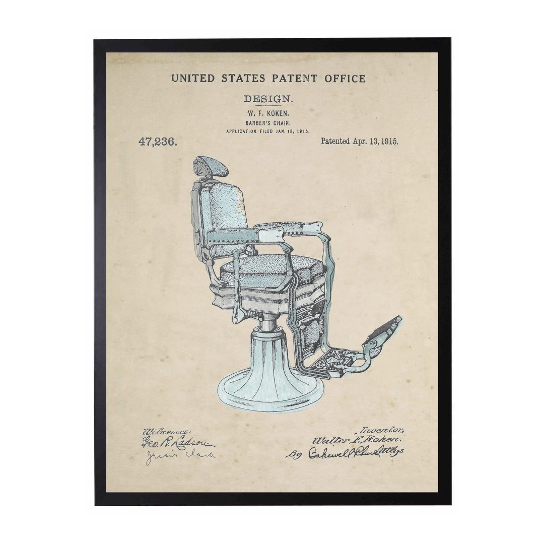 History of the Barber's Chair Patent