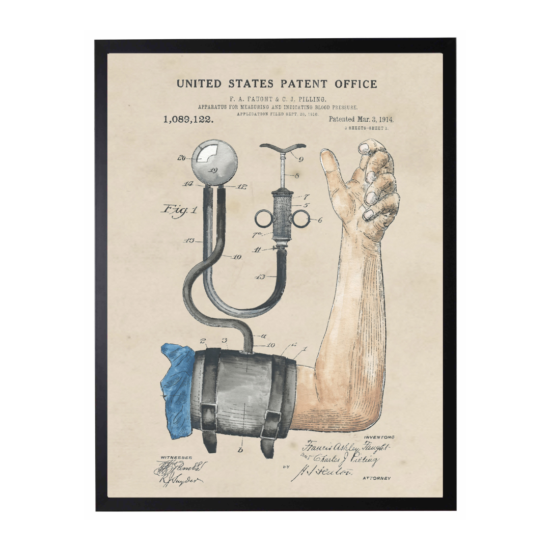 History of the Blood Pressure Cuff Patent