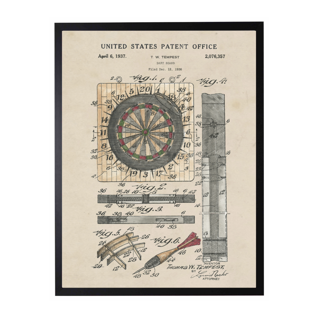 History of the Dart Board Patent