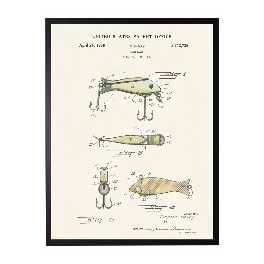 History of the Fishing Lure Patent Timeless Patents History of the Fishing Lure Patent Timeless Patents