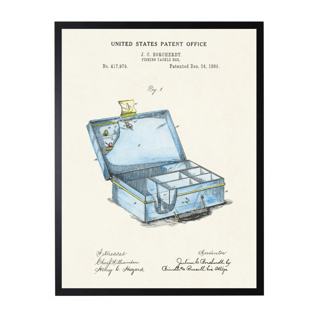 History of the Fishing Tackle Box Patent Timeless Patents History of the Fishing Tackle Box Patent Timeless Patents