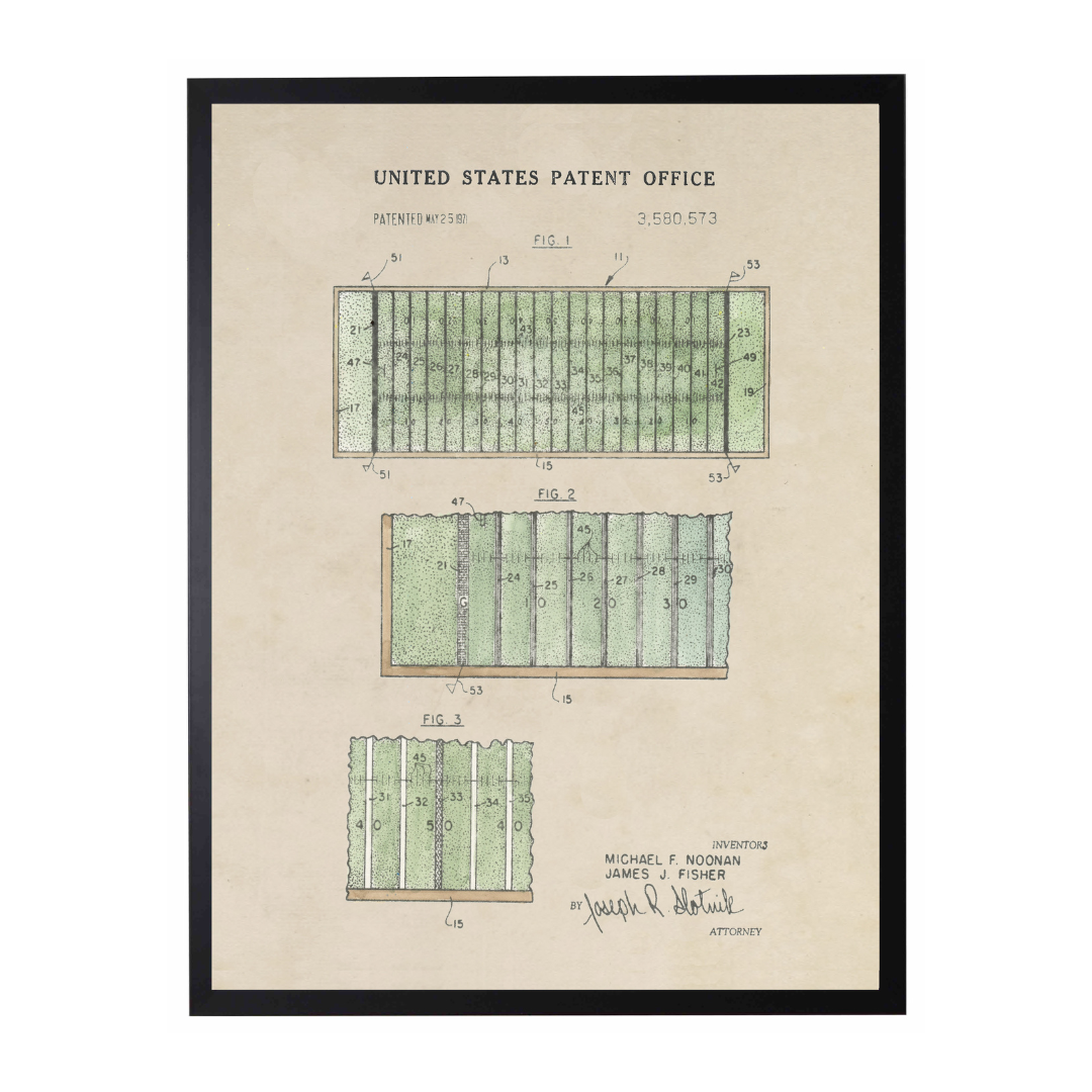 History of the Football Field Patent