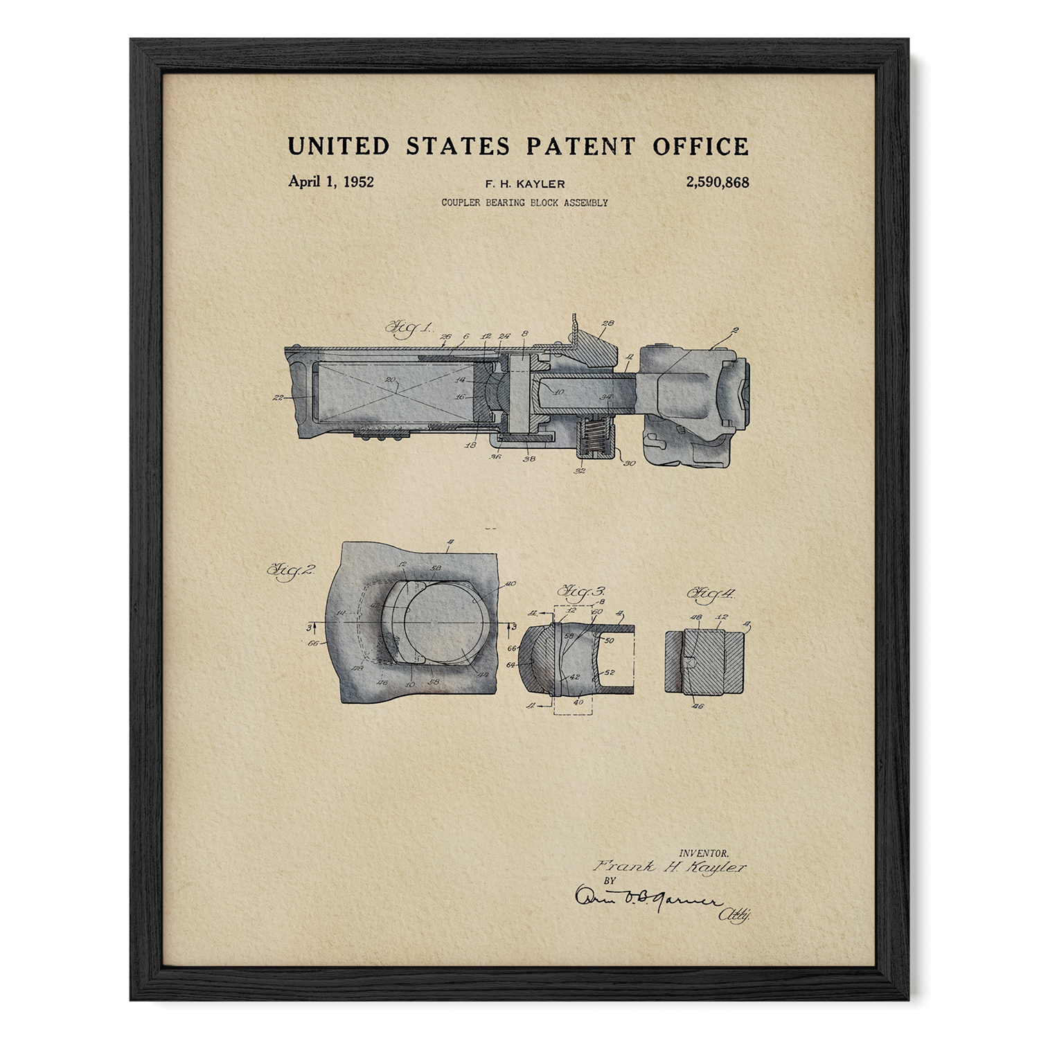 Coupler Bearing Block (1952)