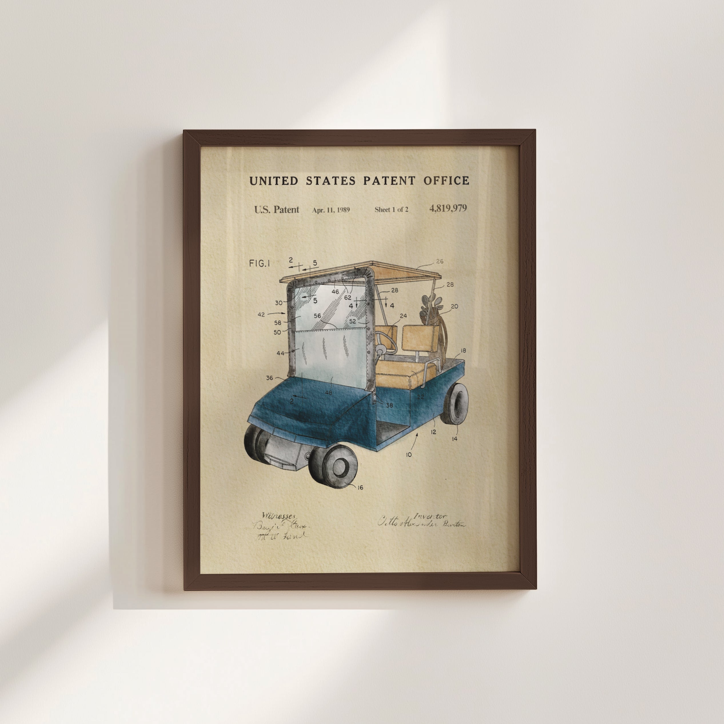 Golf Cart - Blue