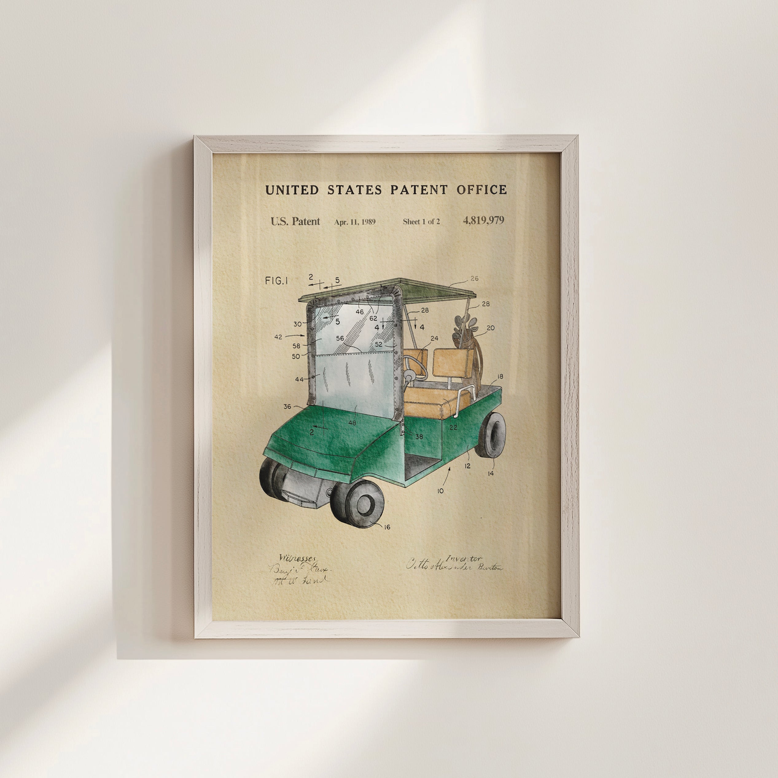 Golf Cart - Green