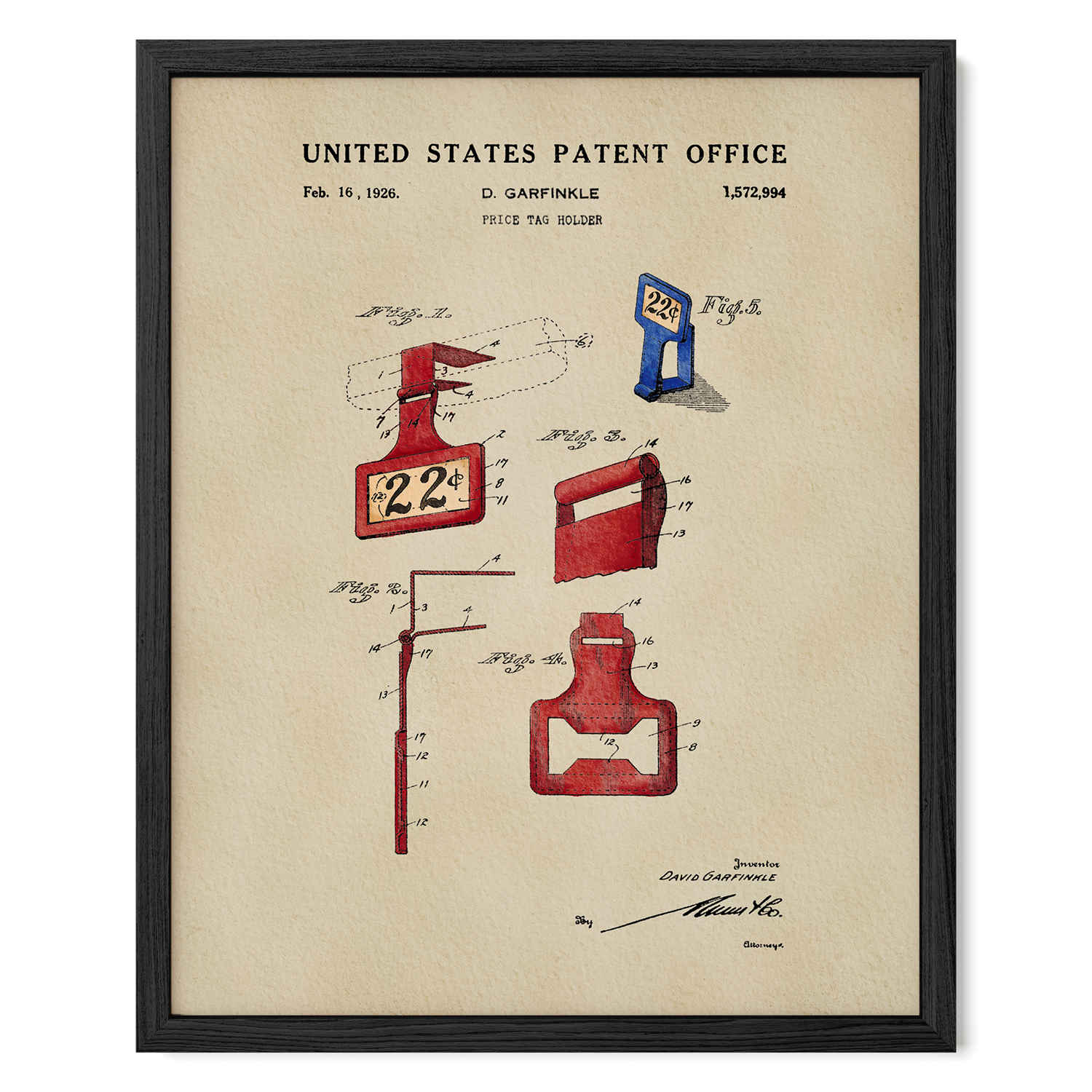 Price Tag Holder (1926)