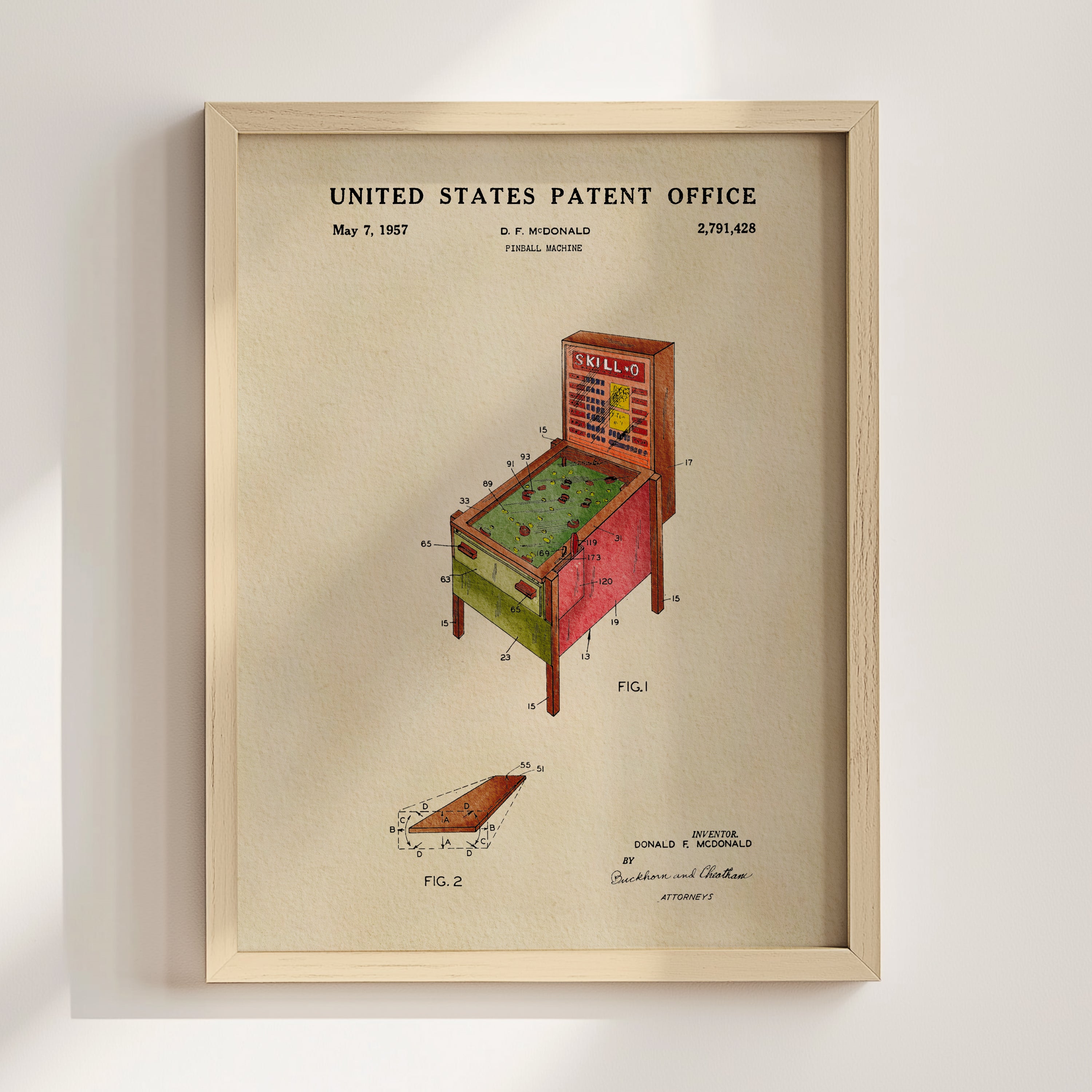 Skill Pinball Machine (1957)
