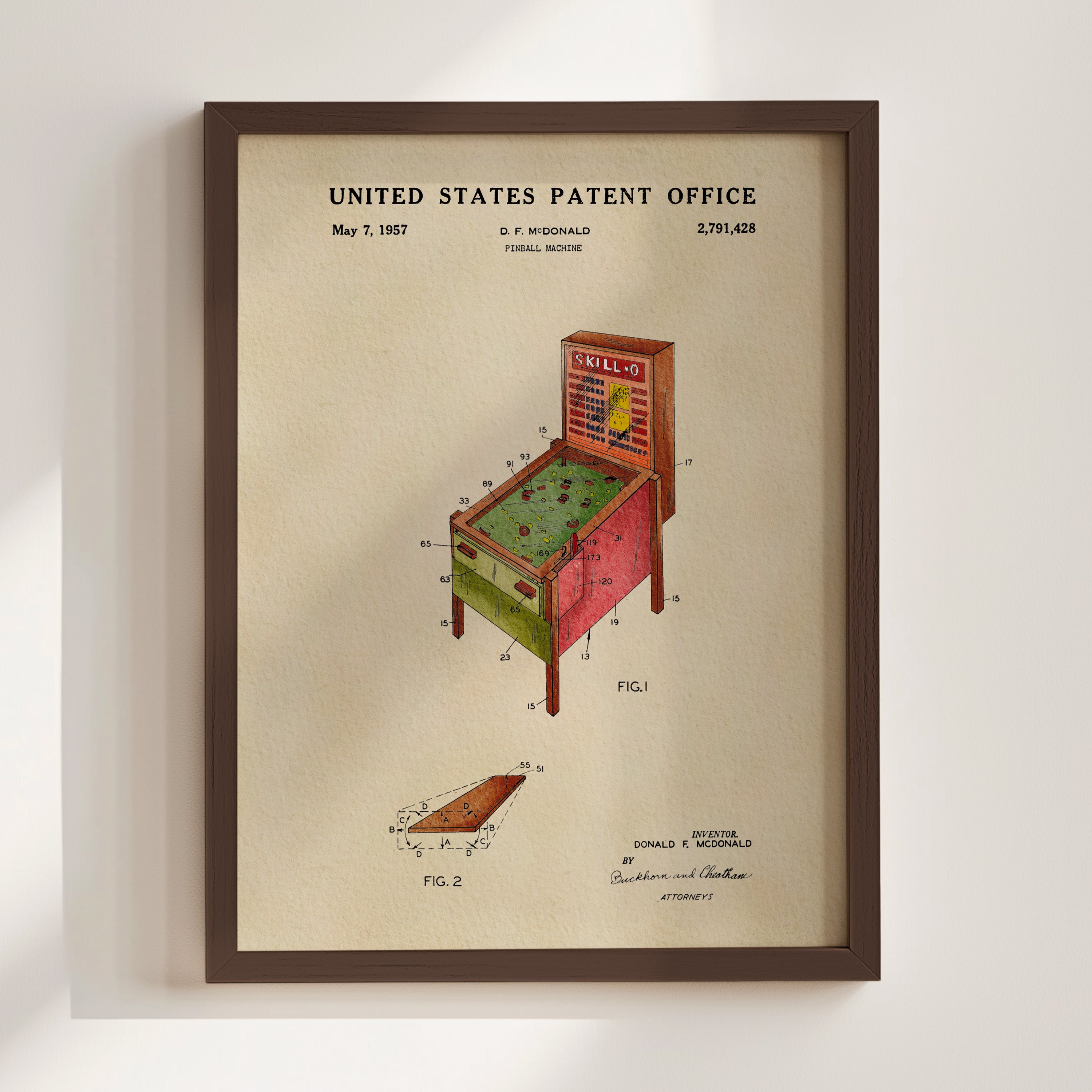 Skill Pinball Machine (1957)
