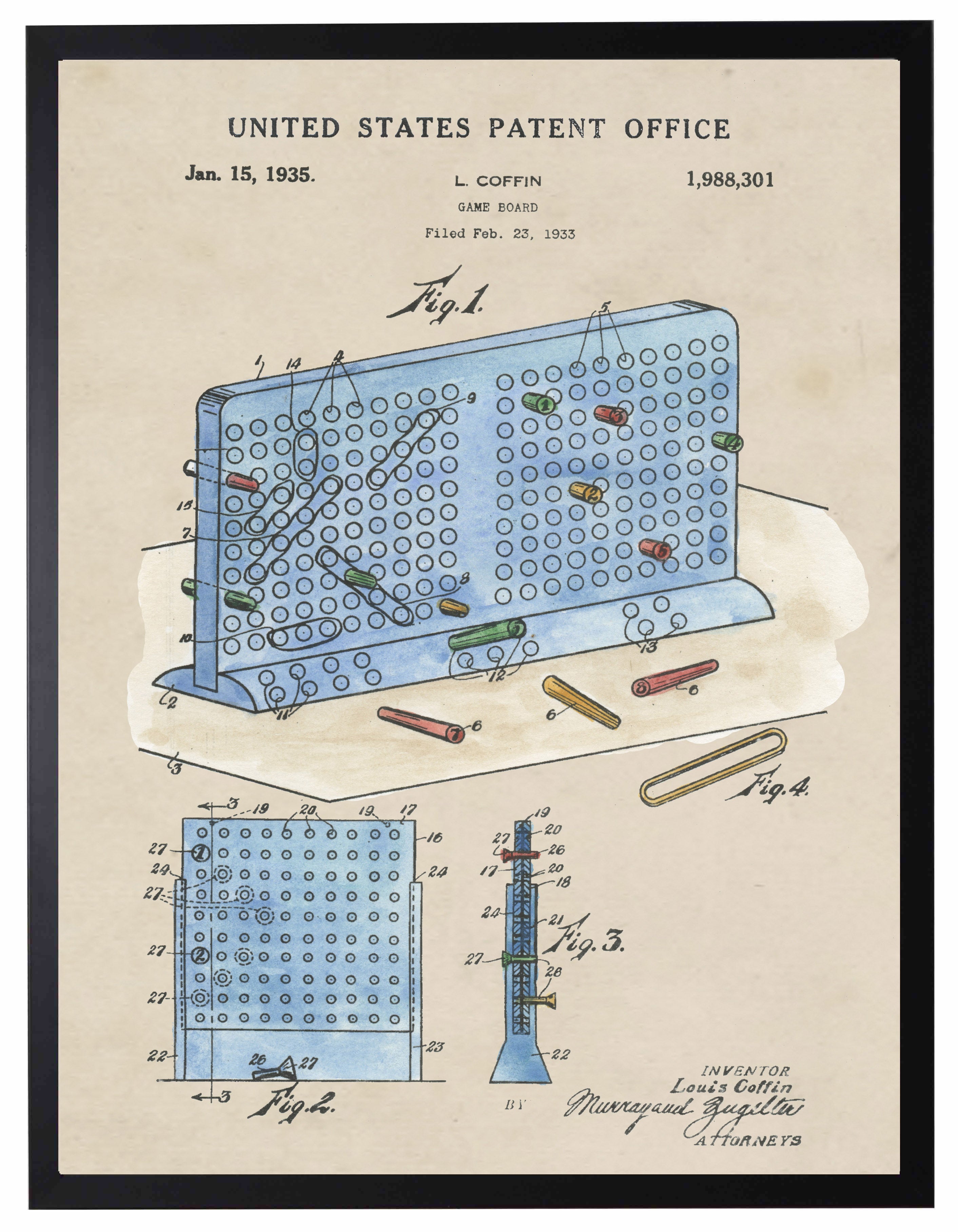 History of the Game Board Patent