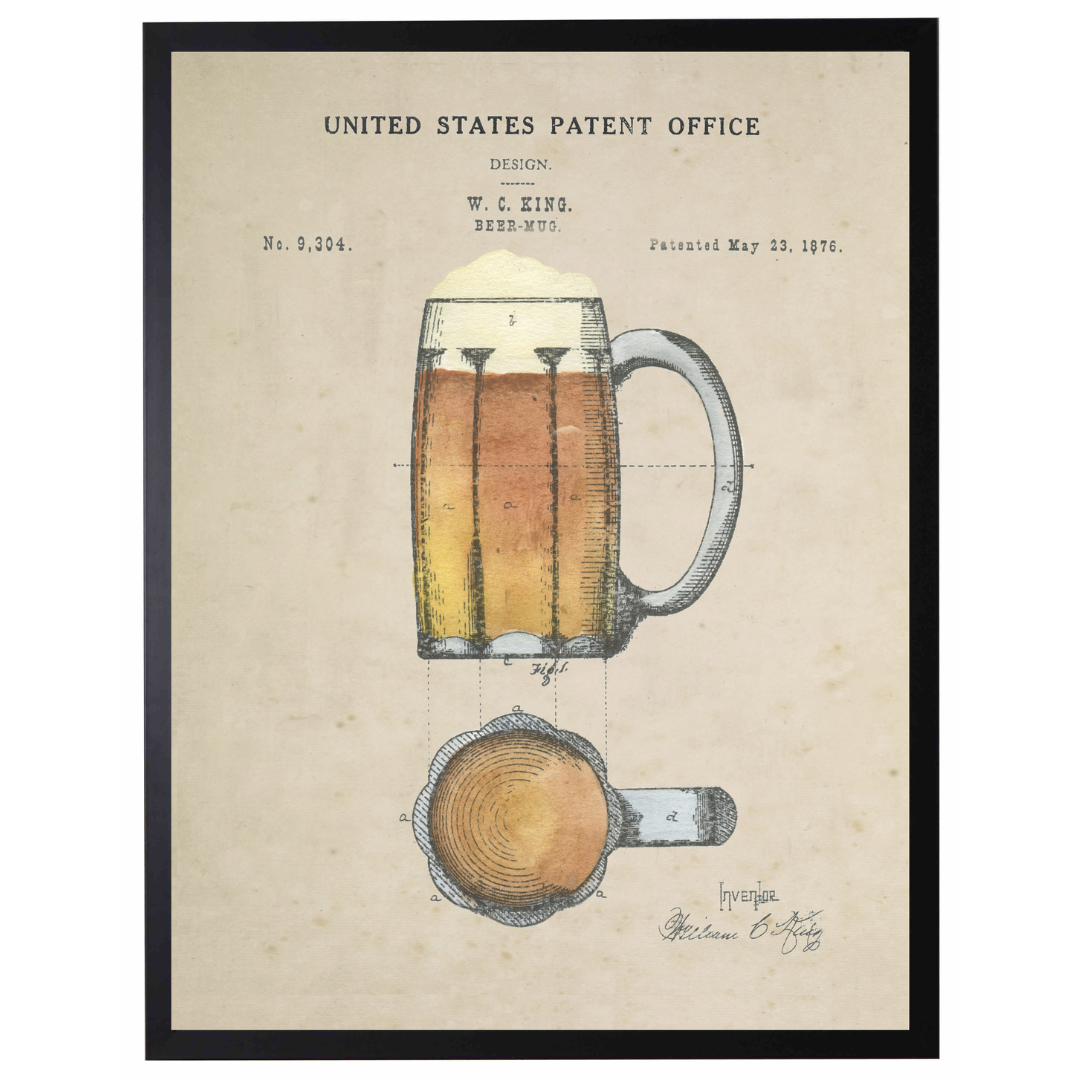 History of the Beer Mug Patent
