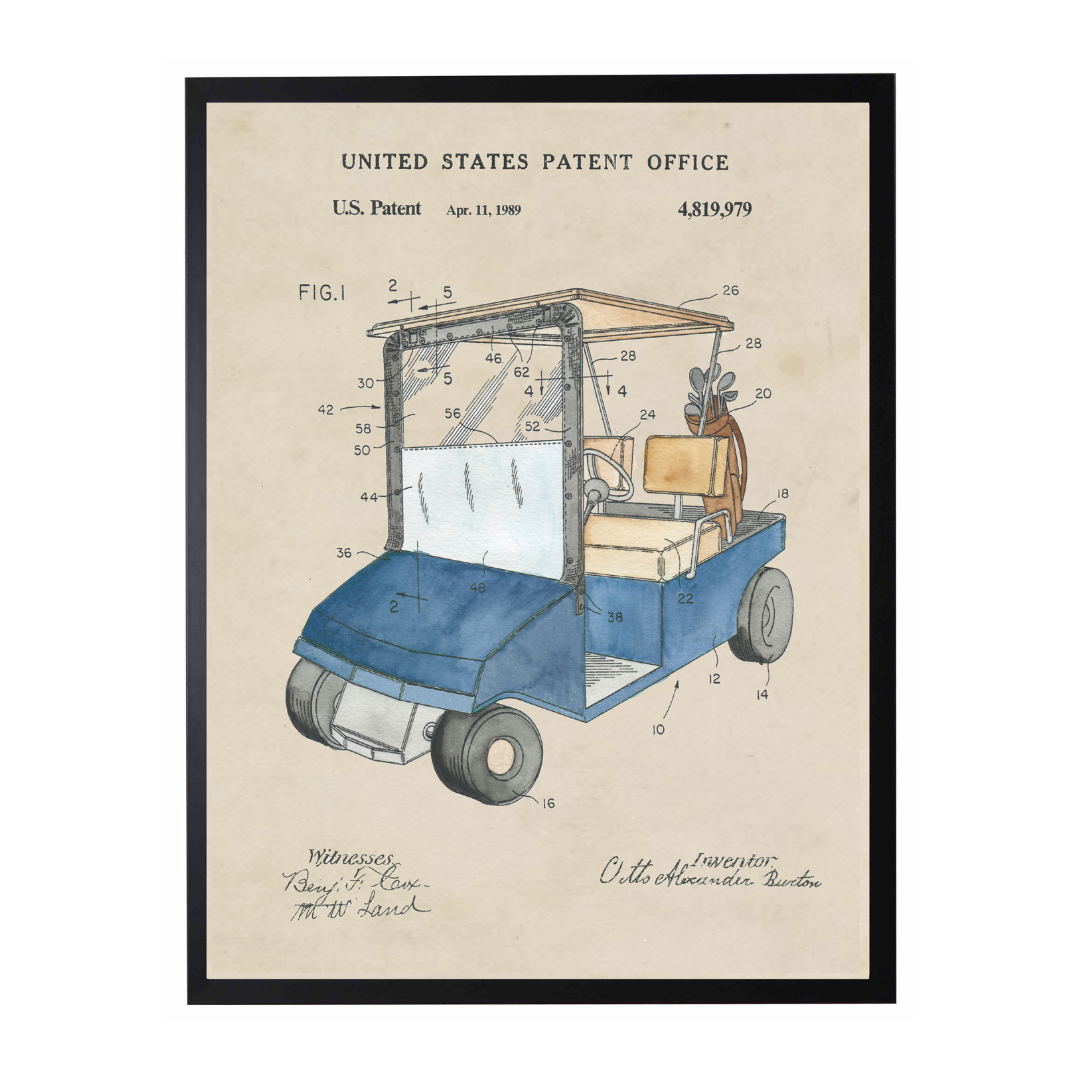History of the Golf Cart Patent