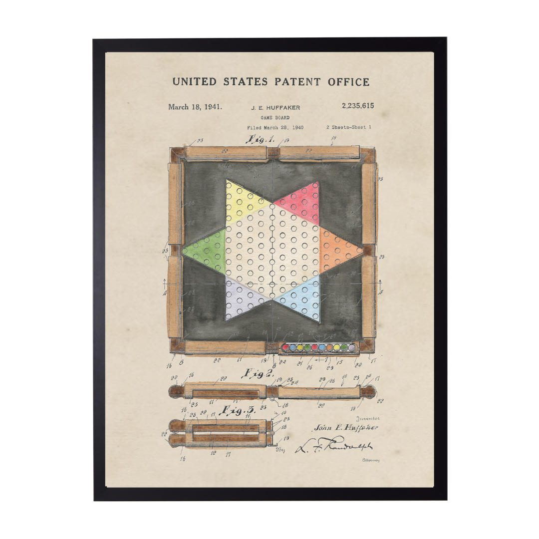 History of the Chinese Checkers Patent