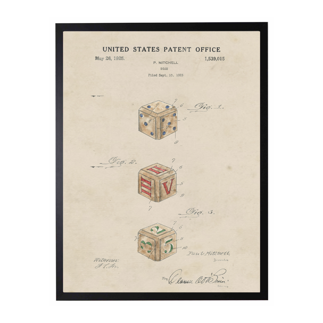 History of the Dice Patent