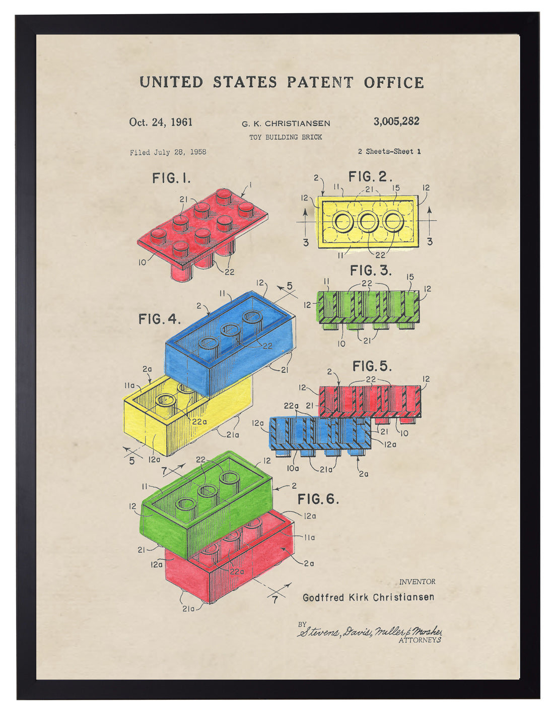 History of the Legos Patent