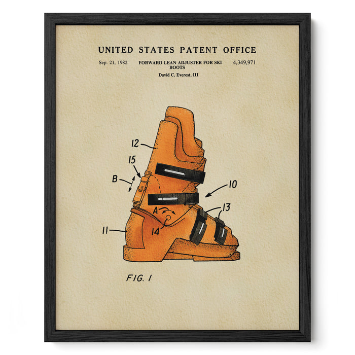 Orange Ski Boots (1982)