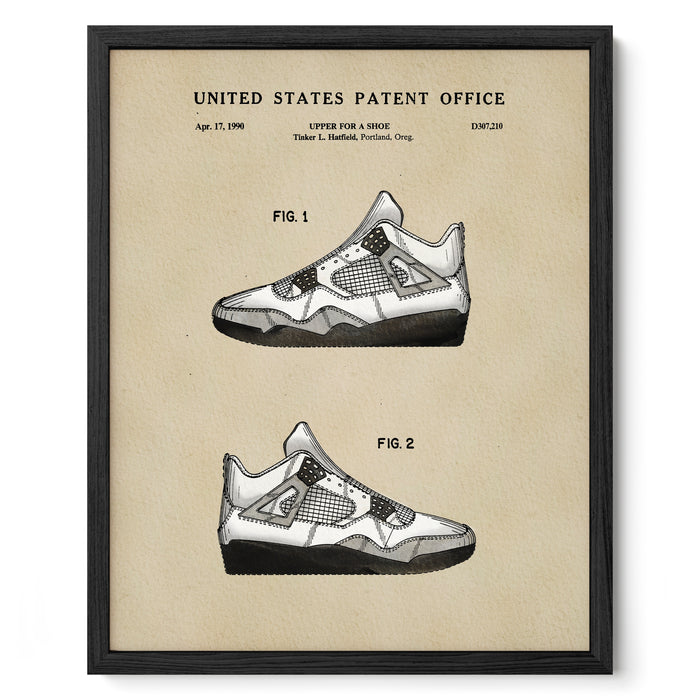 White Basketball Shoe (1990)