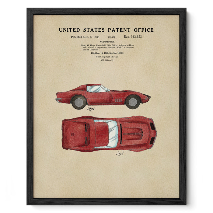 Red Muscle Car (1968)