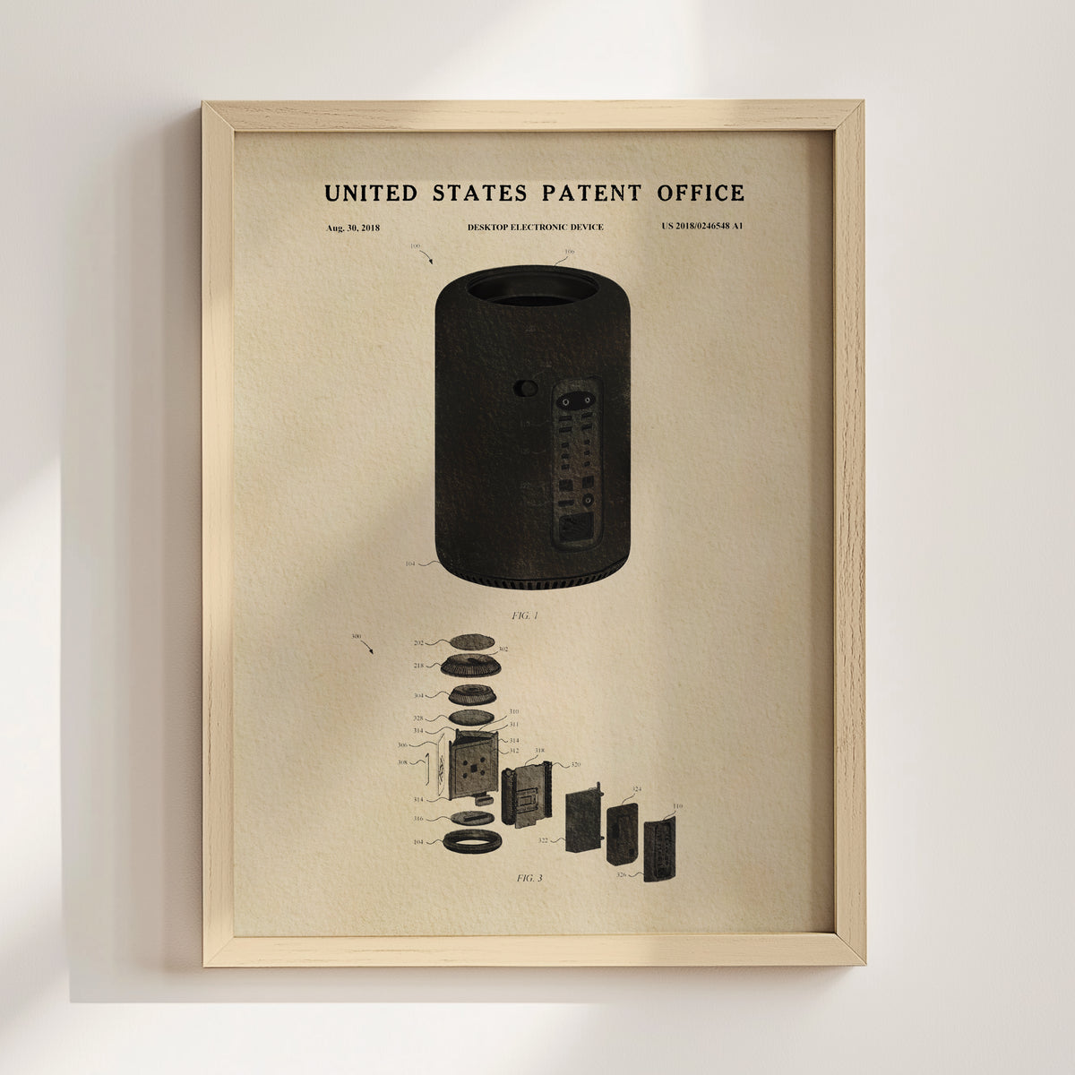 Personal Computer (2018) patent art print