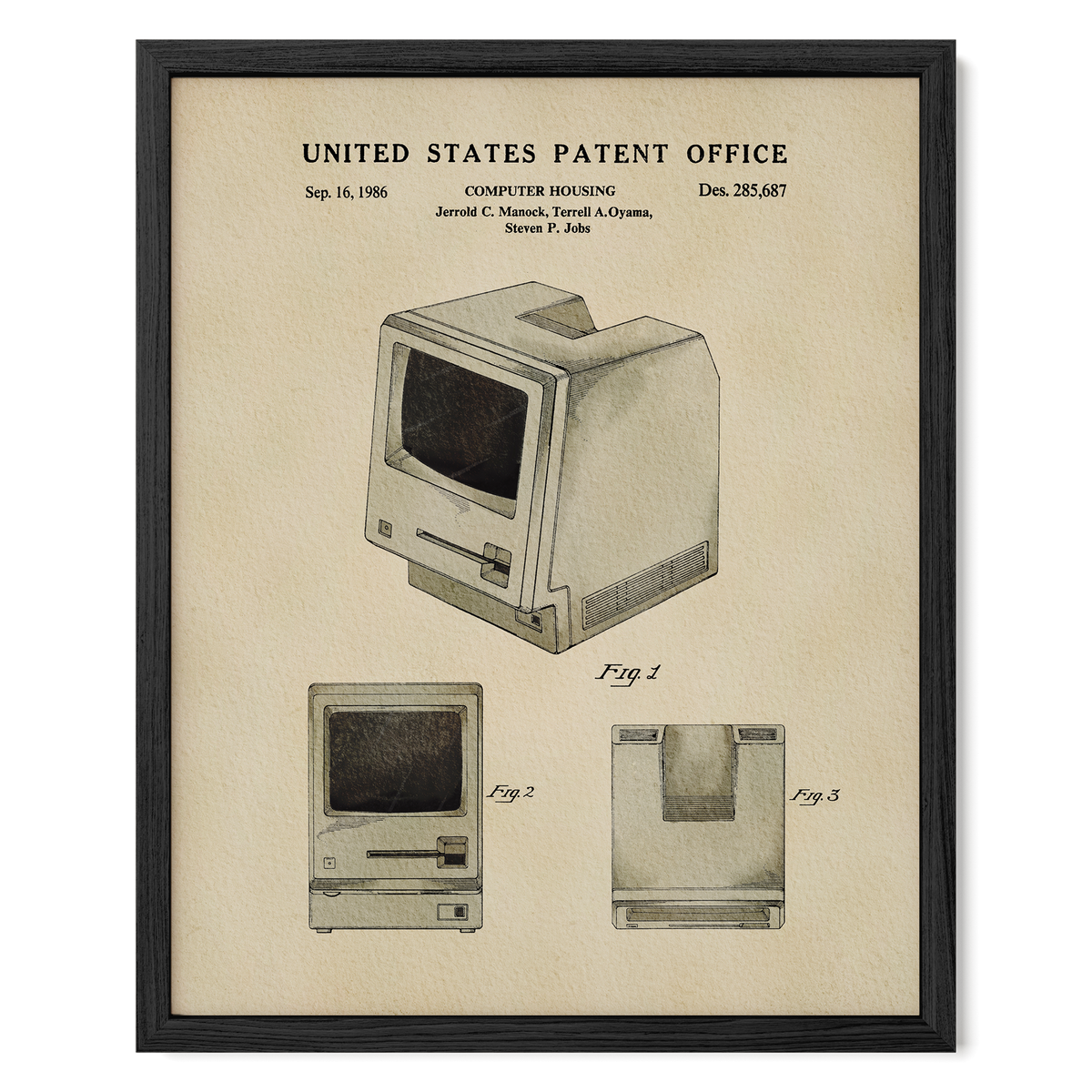 Vintage Personal Computer (1986) patent art print