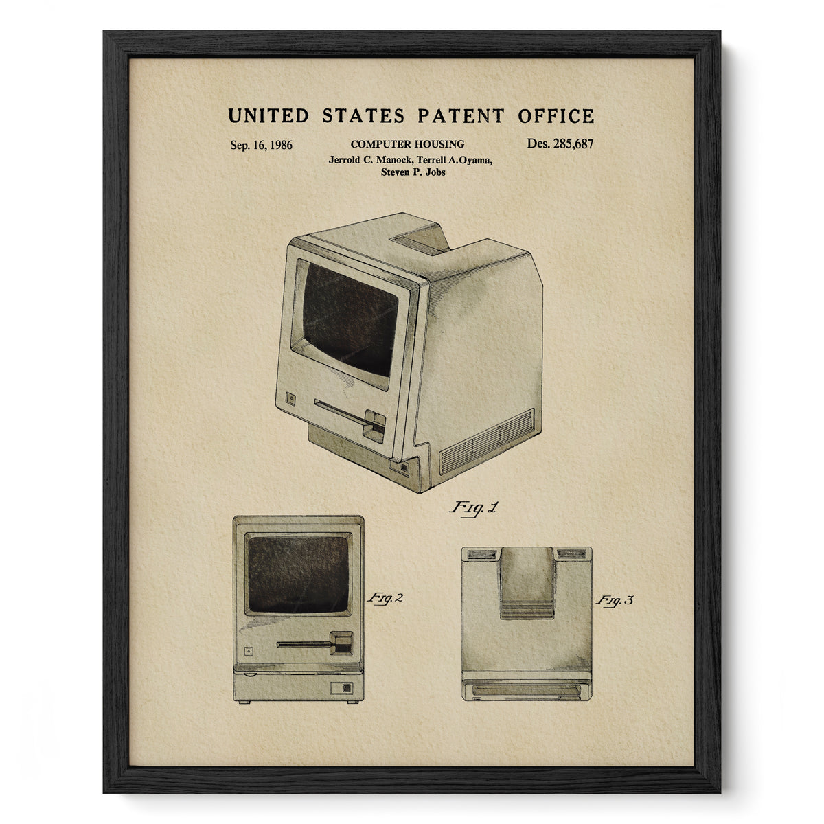 Vintage Personal Computer (1986) patent art print