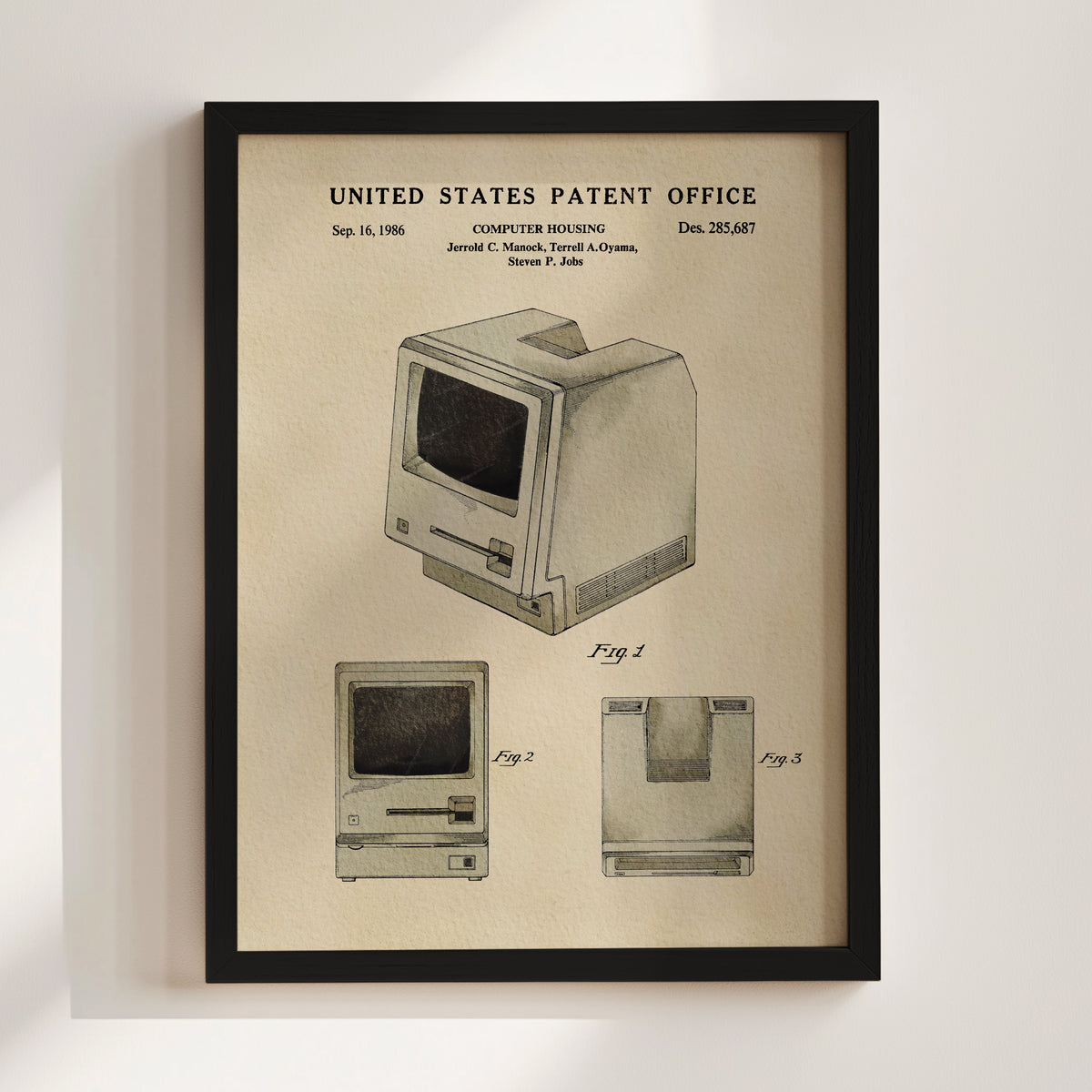 Vintage Personal Computer (1986) patent art print
