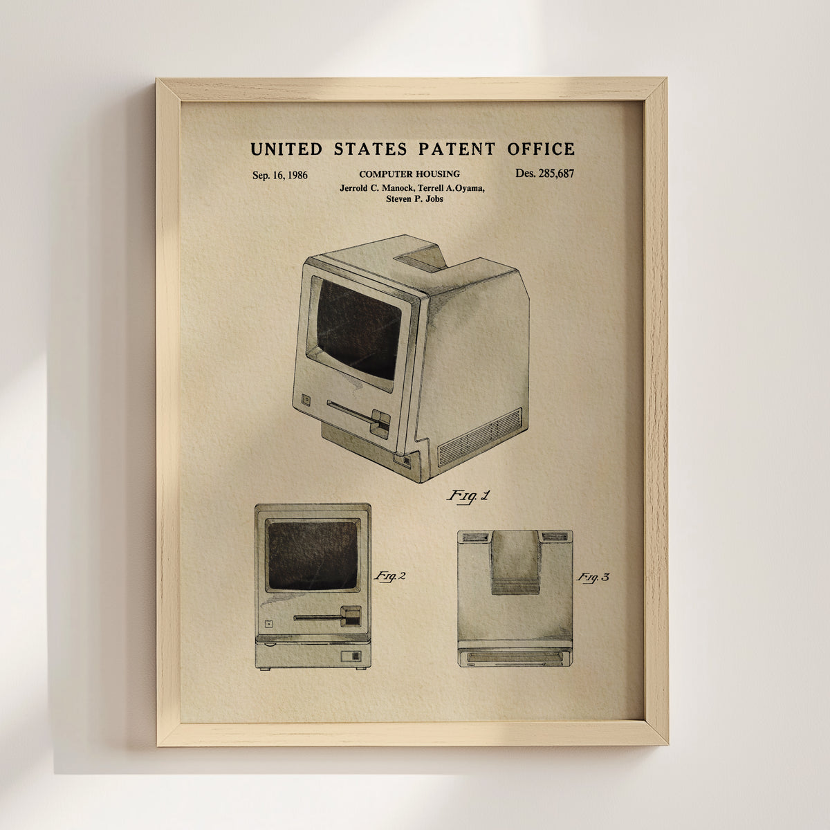 Vintage Personal Computer (1986) patent art print