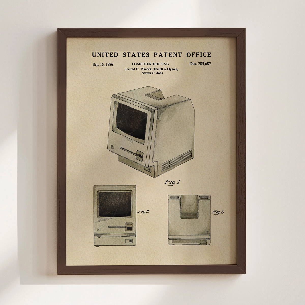 Vintage Personal Computer (1986) patent art print