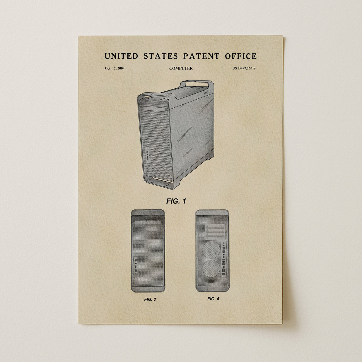 Personal Computer (2004) patent art print
