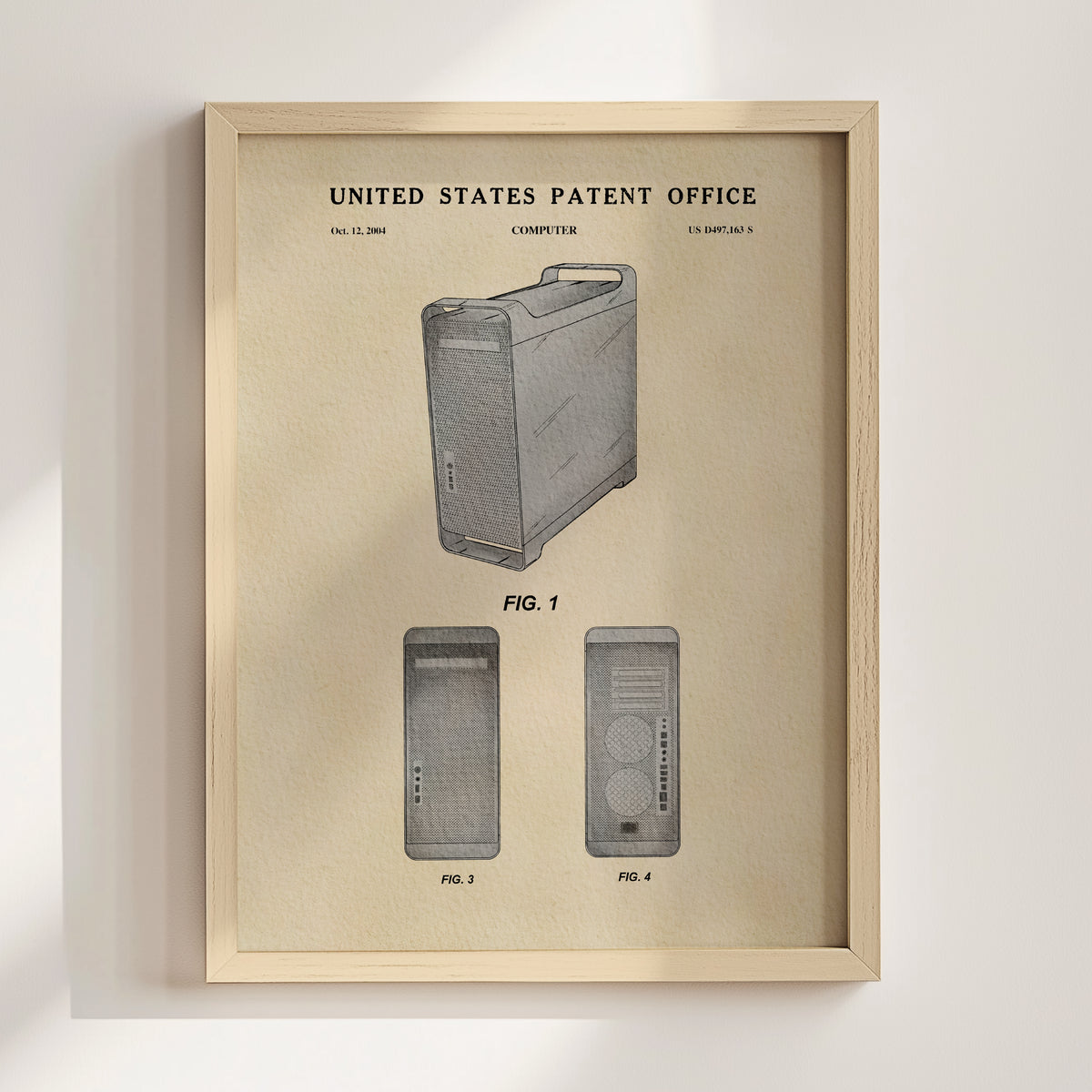 Personal Computer (2004) patent art print