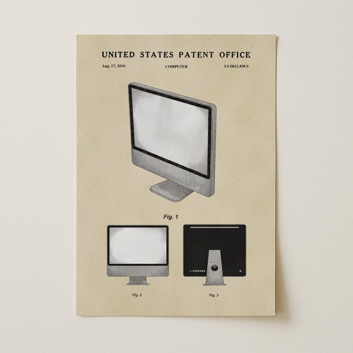Personal Computer (2010) patent art print