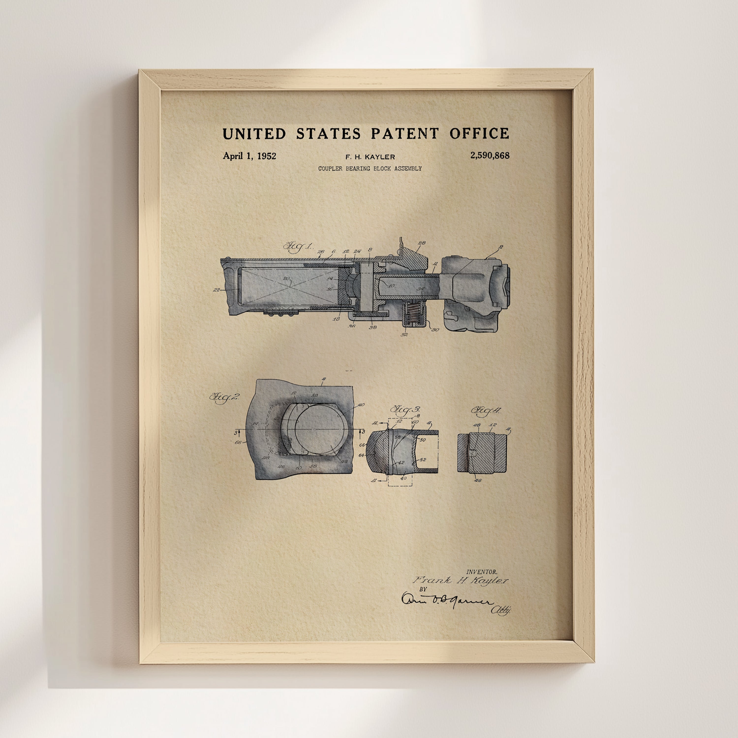Coupler Bearing Block (1952)