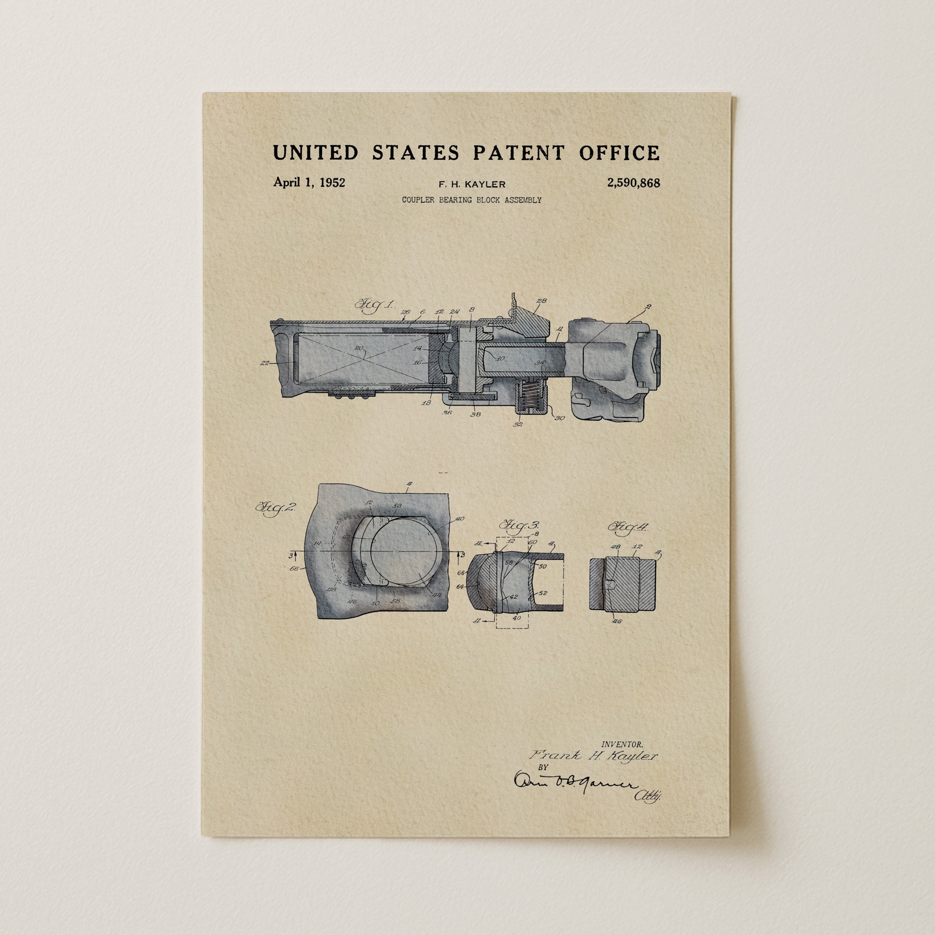 Coupler Bearing Block (1952)
