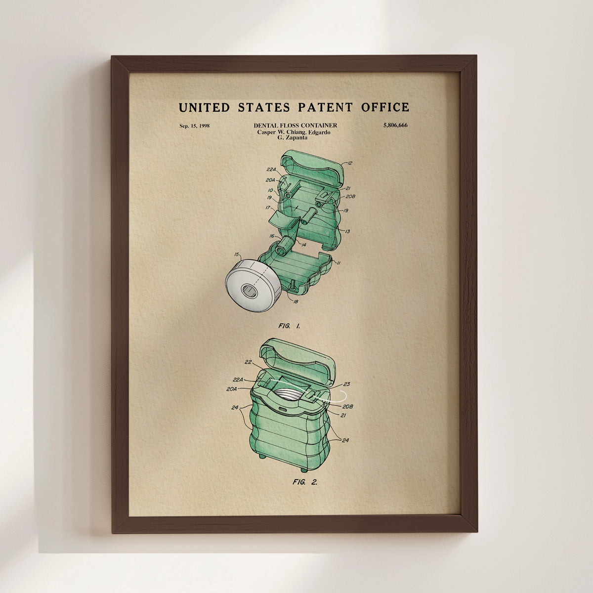 Dental Floss (1998) patent art print