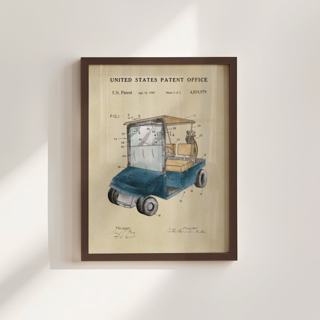 Golf Cart - Blue