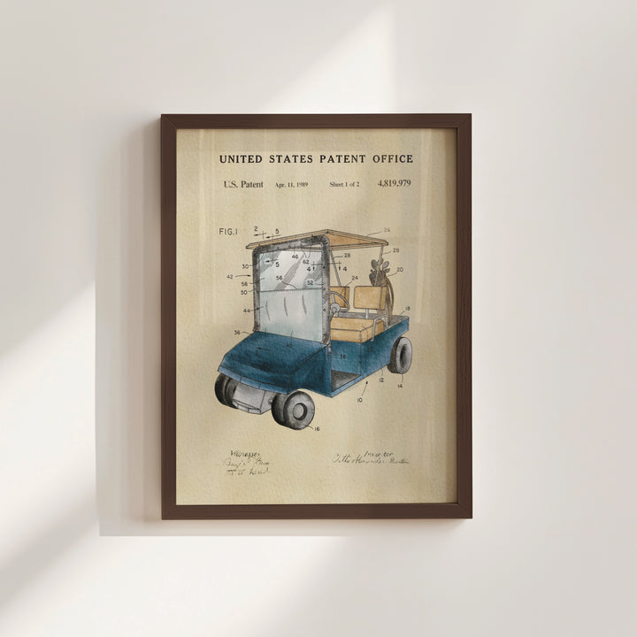 Golf Cart - Blue