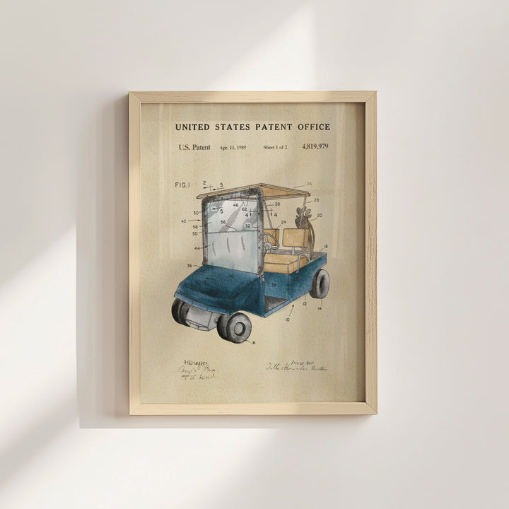Golf Cart - Blue