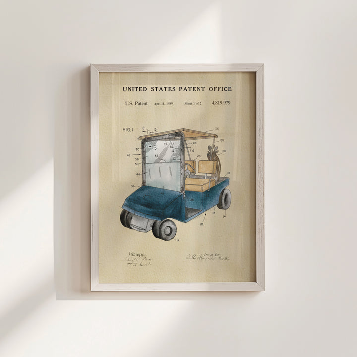 Golf Cart - Blue