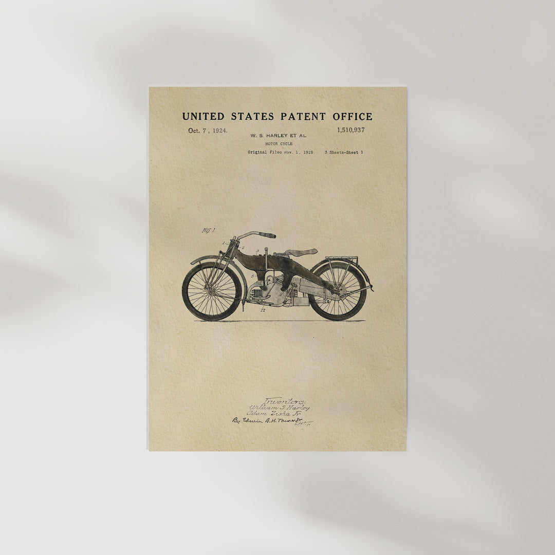 Harley Motorcycle - Black