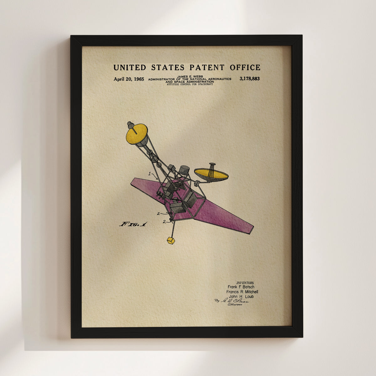 James Webb Space Telescope (1961) patent art print