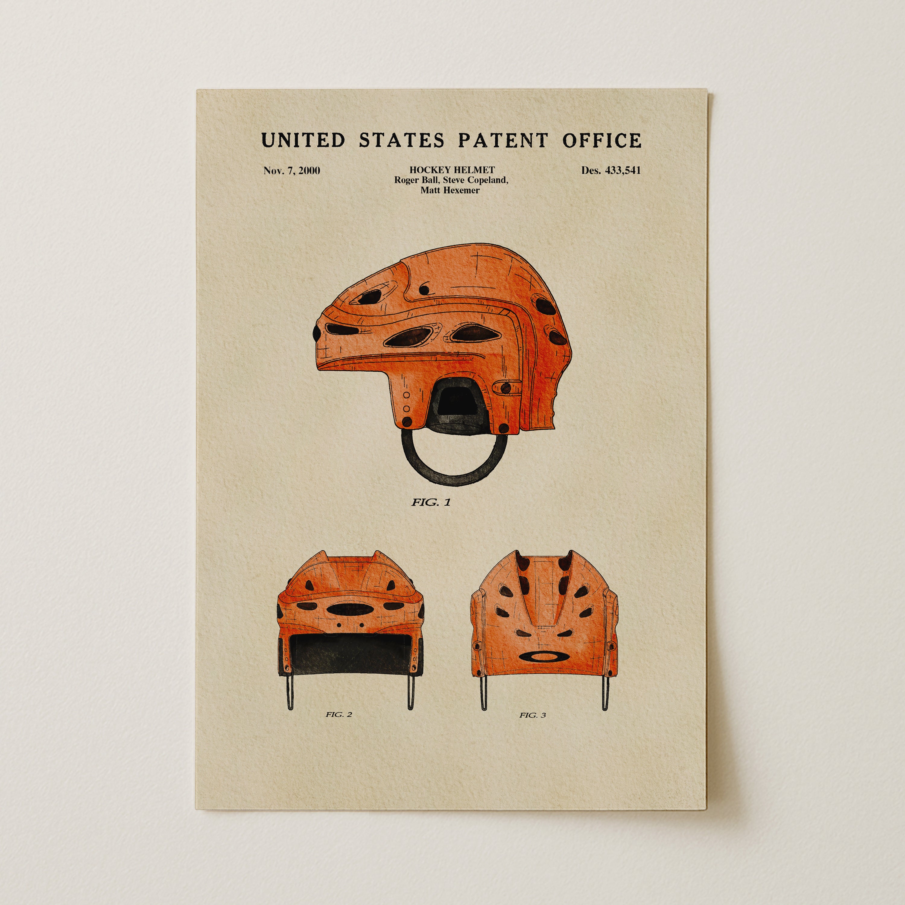 Modern Hockey Helmet