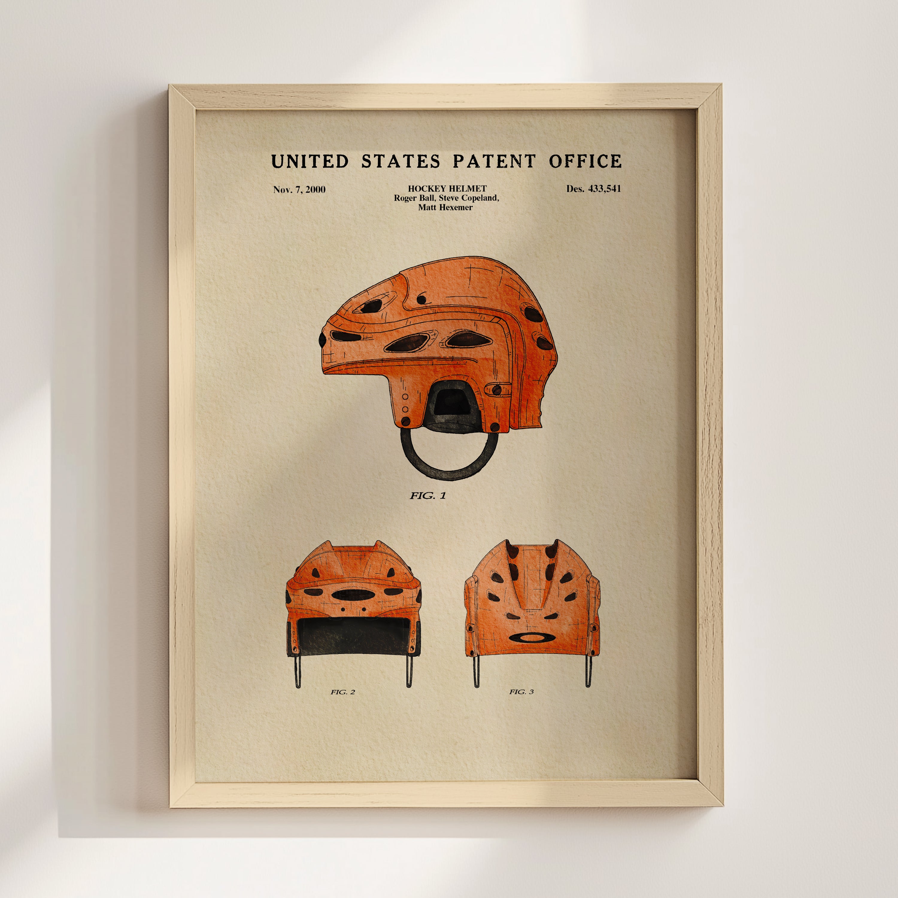 Modern Hockey Helmet