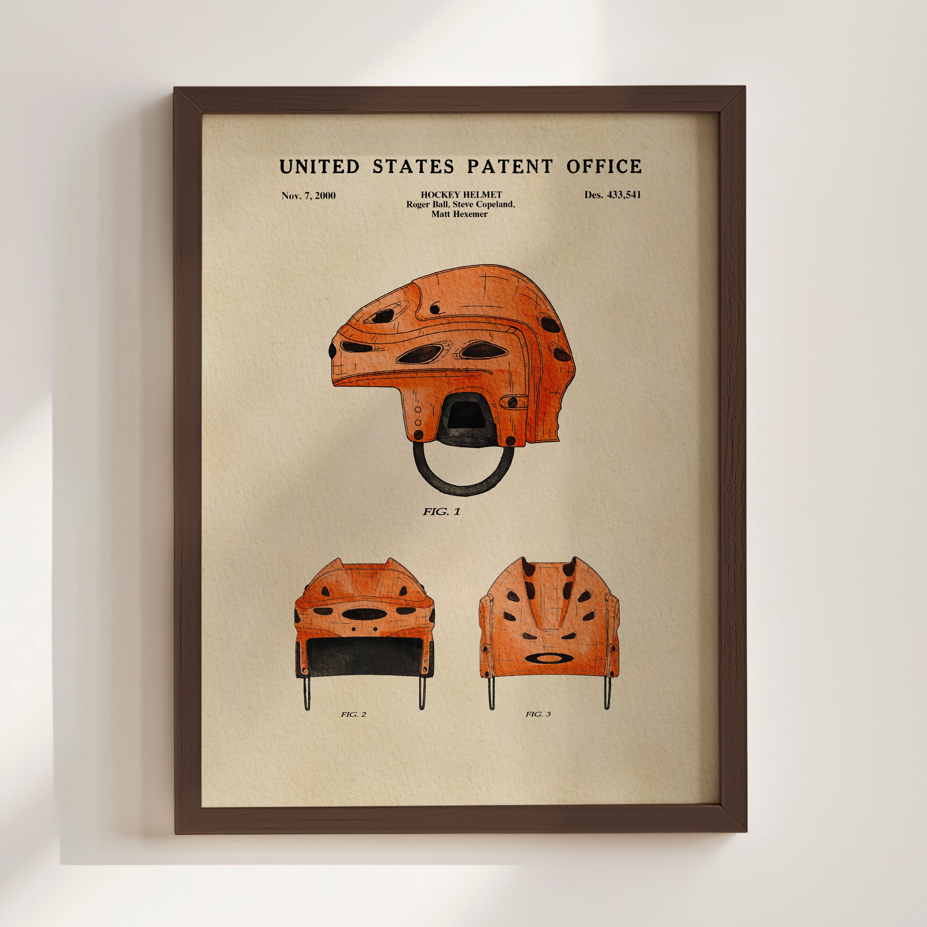 Modern Hockey Helmet