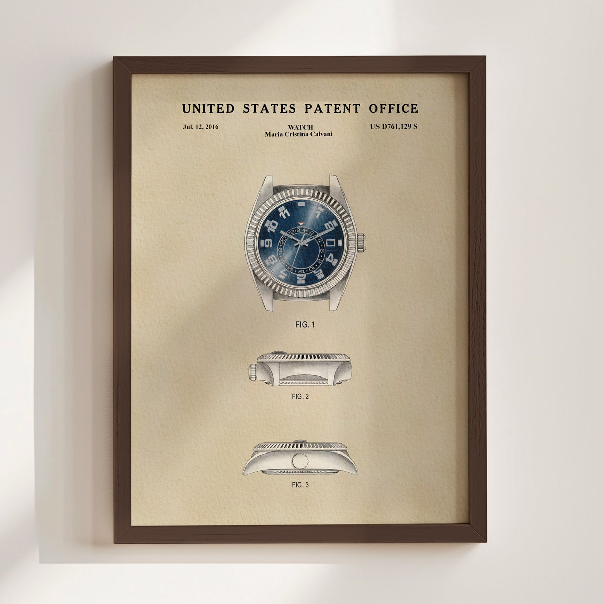 Blue Watch (2016) patent art print