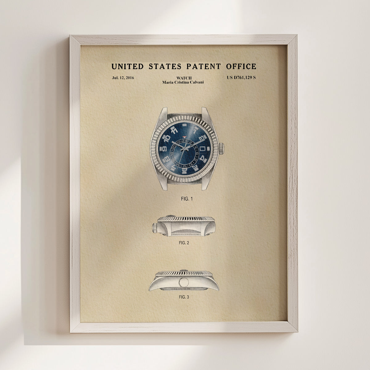 Blue Watch (2016) patent art print