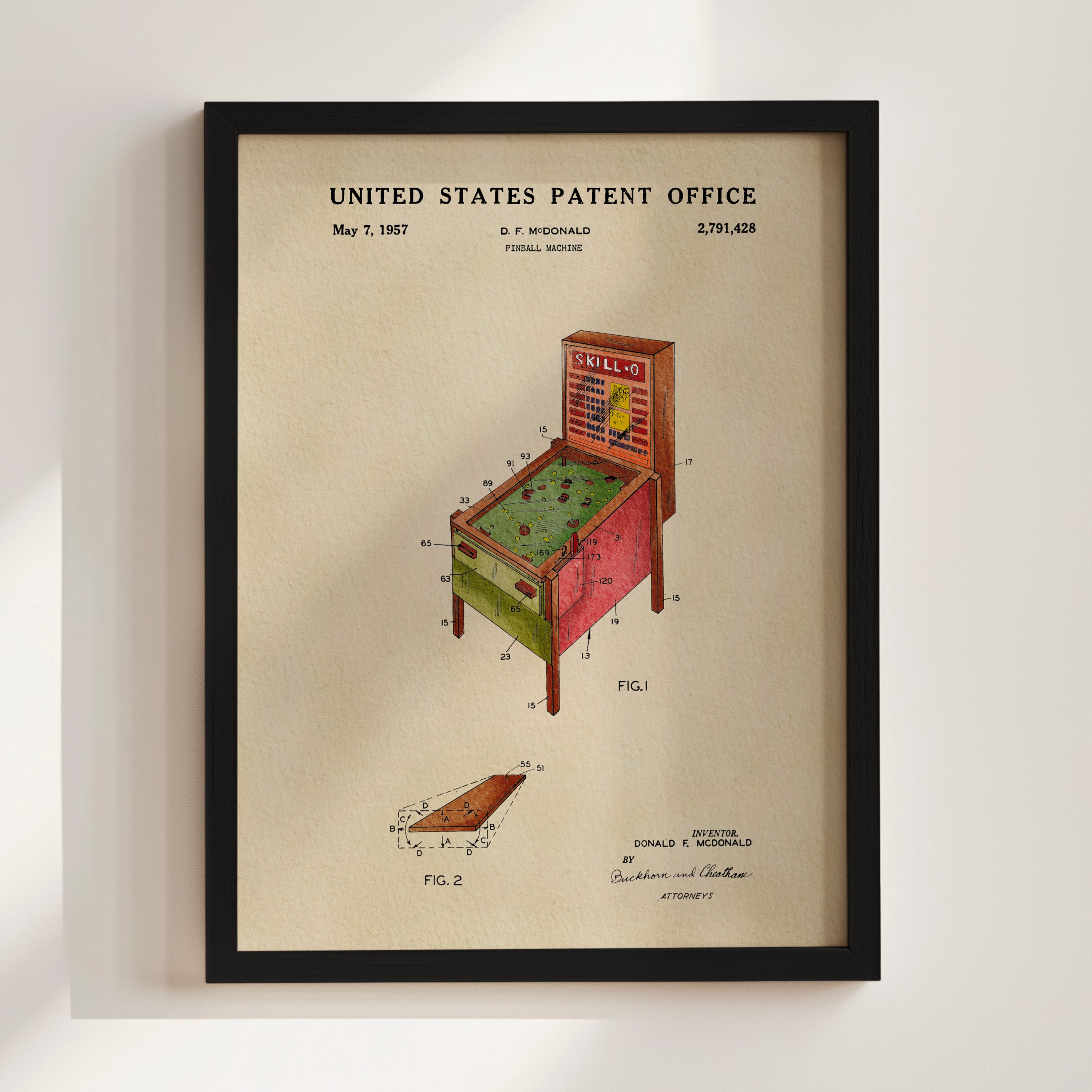 Skill Pinball Machine (1957)