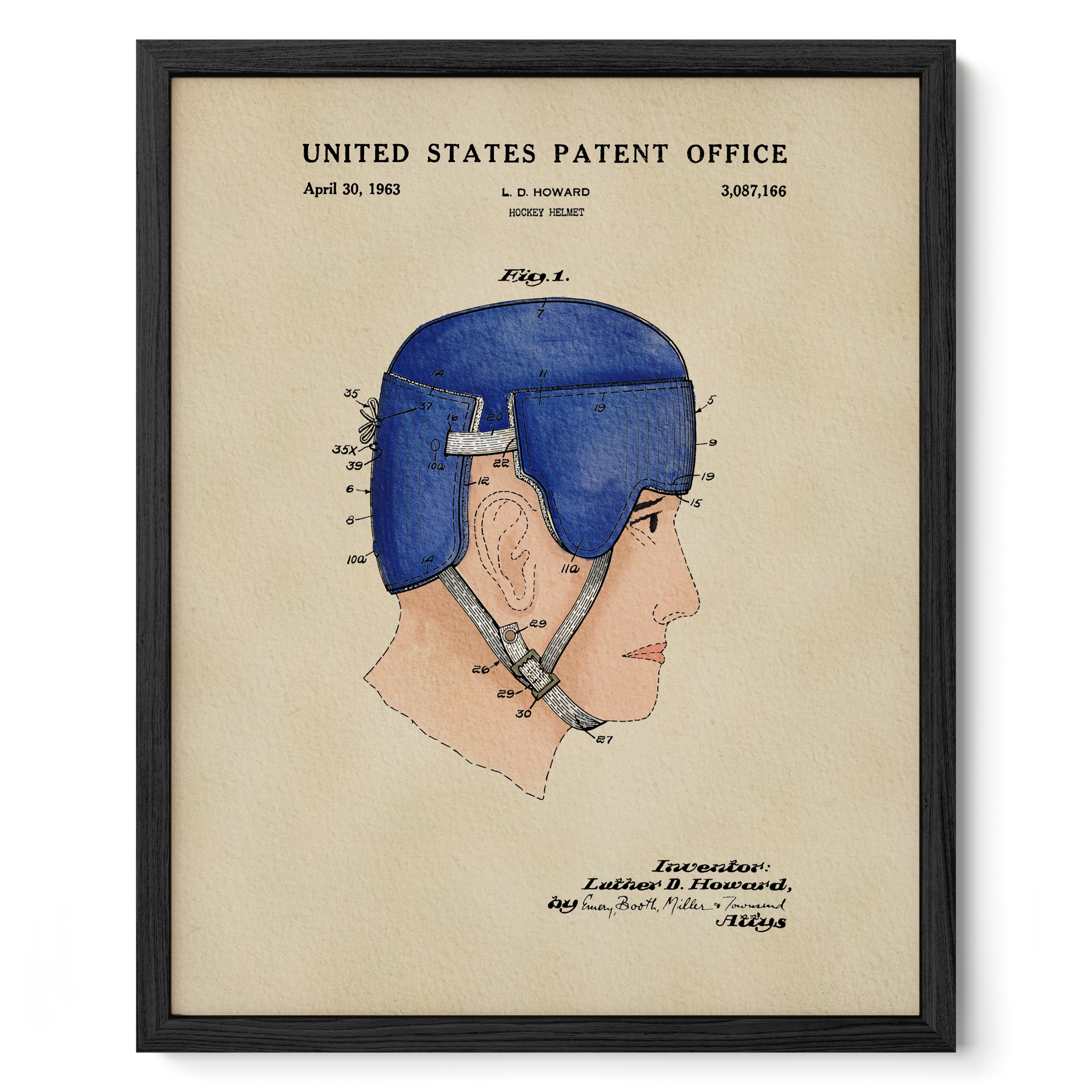 Vintage Hockey Helmet