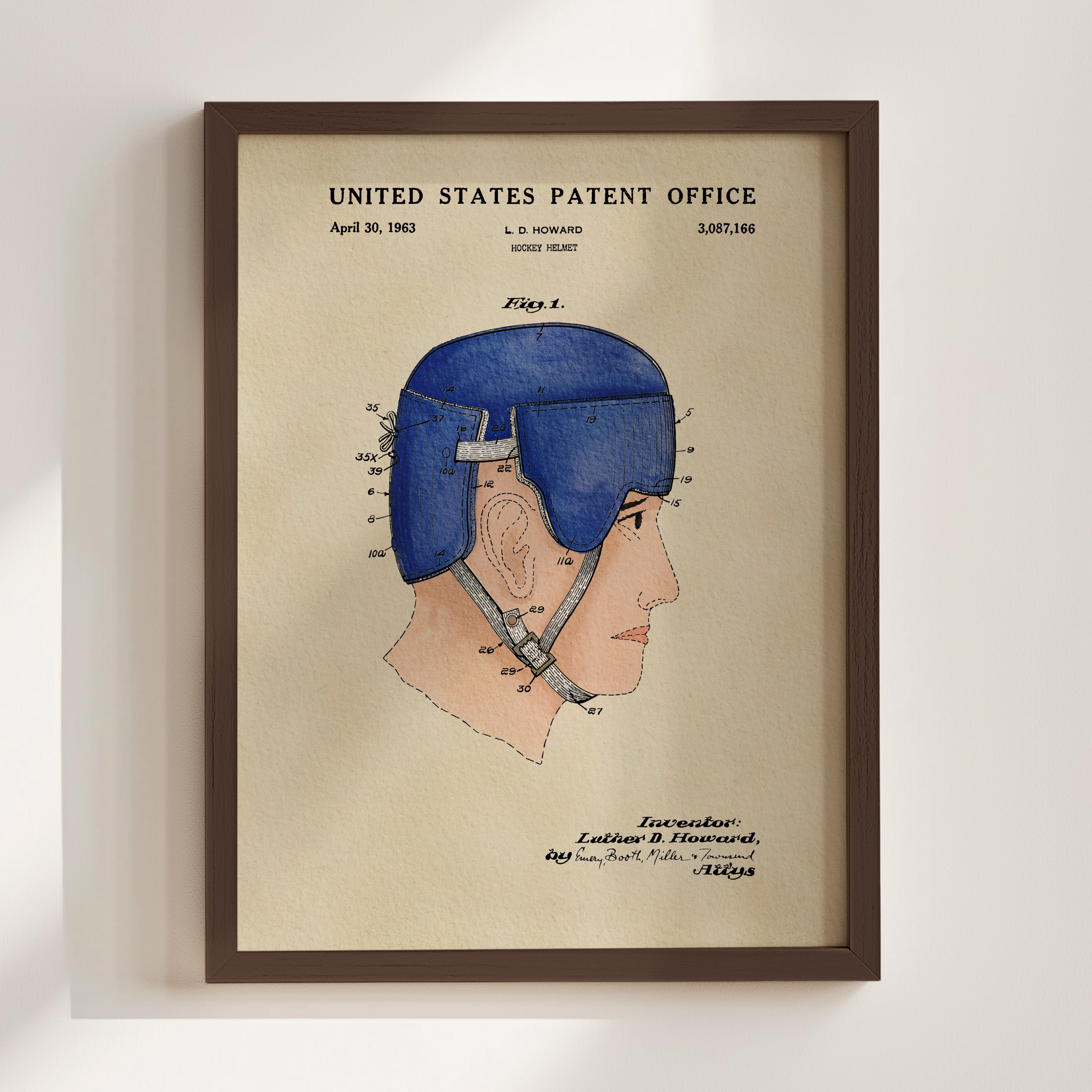 Vintage Hockey Helmet