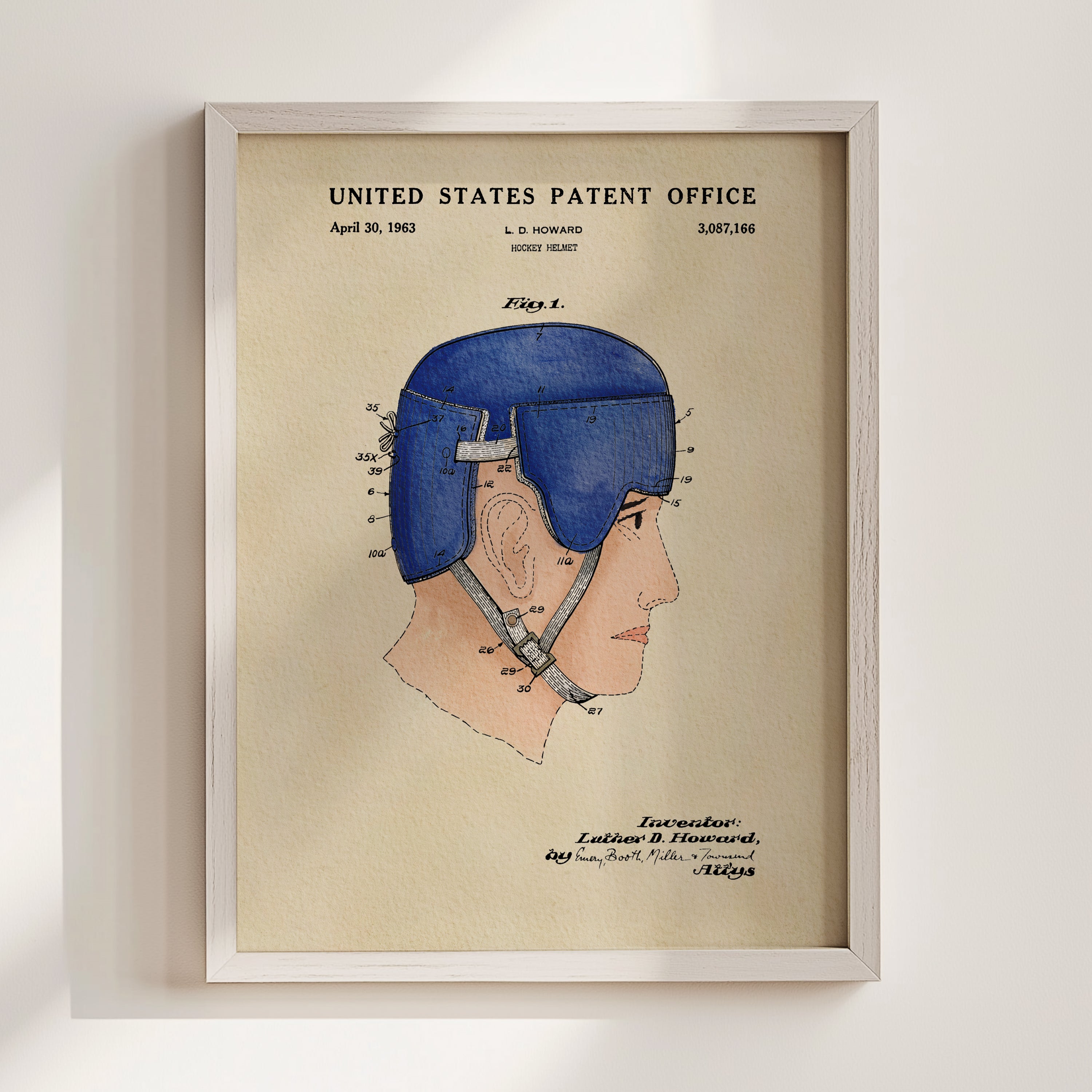 Vintage Hockey Helmet